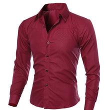 Load image into Gallery viewer, SHUJIN 5XL Casual Long Sleeve Formal Shirts Men Slim Fit Basic Business Dress Shirts Office Social Blouse Shirts Homme Tops