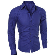 Load image into Gallery viewer, SHUJIN 5XL Casual Long Sleeve Formal Shirts Men Slim Fit Basic Business Dress Shirts Office Social Blouse Shirts Homme Tops