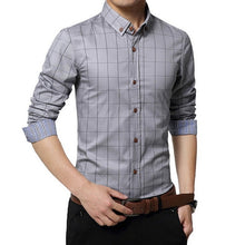 Load image into Gallery viewer, SHUJIN 5XL Casual Long Sleeve Formal Shirts Men Slim Fit Basic Business Dress Shirts Office Social Blouse Shirts Homme Tops