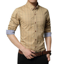 Load image into Gallery viewer, SHUJIN 5XL Casual Long Sleeve Formal Shirts Men Slim Fit Basic Business Dress Shirts Office Social Blouse Shirts Homme Tops