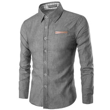 Load image into Gallery viewer, ZOGAA 2019 Hot New Brand Men's Spring Autumn Long Sleeve Male Shirt Cotton Business Slim Fit Shirt Streetwear Casual Shirts