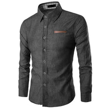 Load image into Gallery viewer, ZOGAA 2019 Hot New Brand Men's Spring Autumn Long Sleeve Male Shirt Cotton Business Slim Fit Shirt Streetwear Casual Shirts